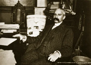 Vicepresident Ramon Corral, 14 december 1904 (bw-foto)